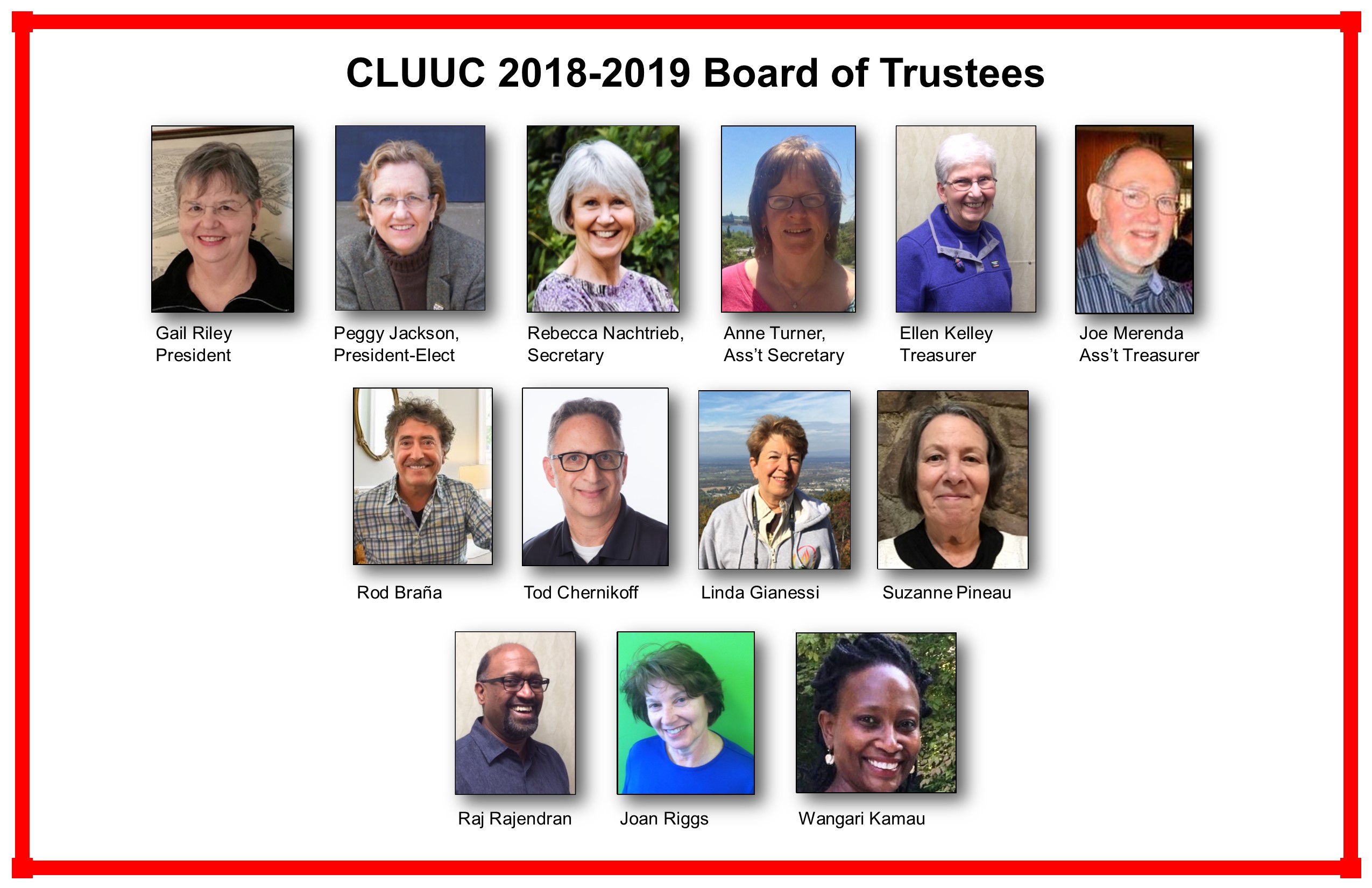 updated board of trustees headshots and names 2018-19